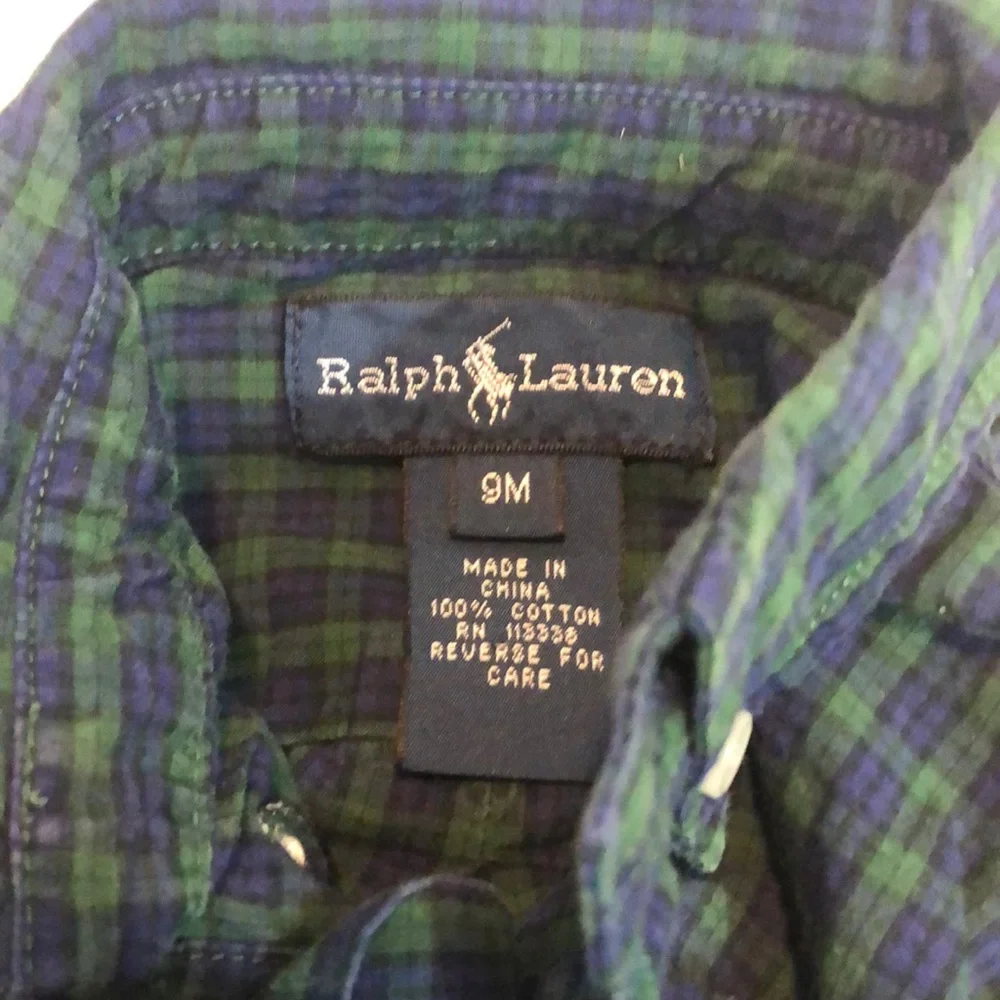 Ralph Lauren Plaid Dress Shirt